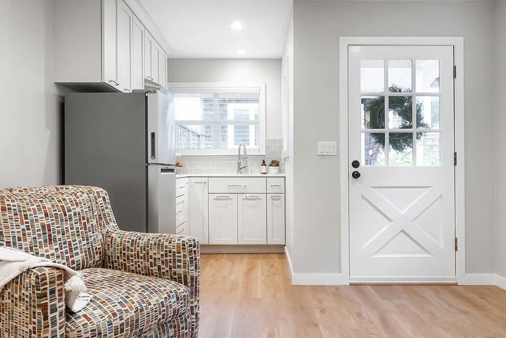 Garage conversion and interior living area